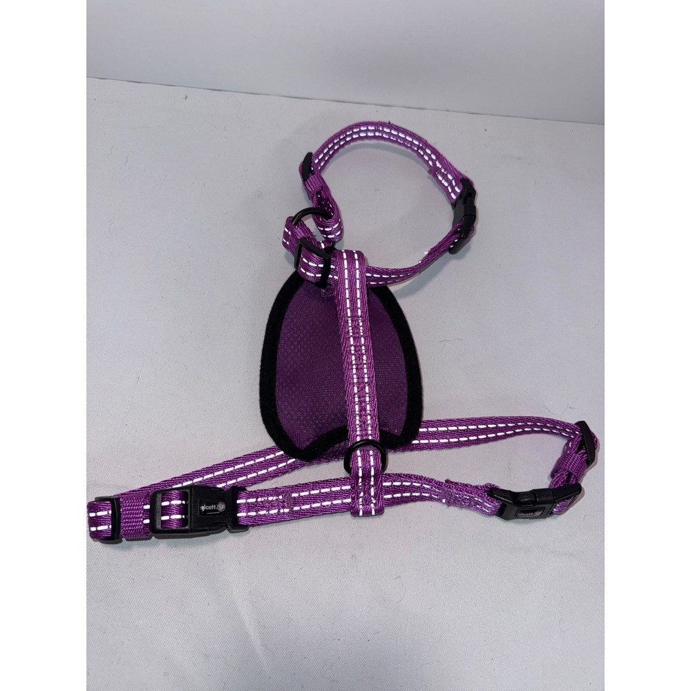Alcott Adventure Dog Harness Purple Reflective Padded Chest Small Medium